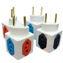 Adaptador Cubo com 4 Tomadas