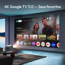 Projetor VEVSHAO V80 – 4K, Full HD, Android 11 e Wi‑Fi 6