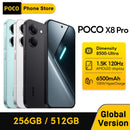 POCO X8 Pro 5G – Até 12GB RAM + 512GB, AMOLED 1.5K e 100W