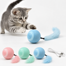 Bola interativa recarregável para gatos com acessórios