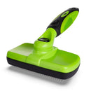 Escova pet autolimpante para cães e gatos