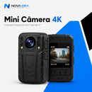 Mini Câmera Corporal 4K – capa padronizada Nova Era