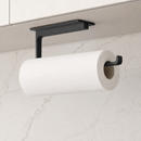 Suporte adesivo para rolo de papel instalado sob armário