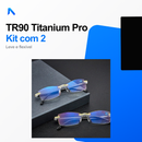 Óculos TR90 Titanium Pro – Kit com 2 Unidades | Nova Era